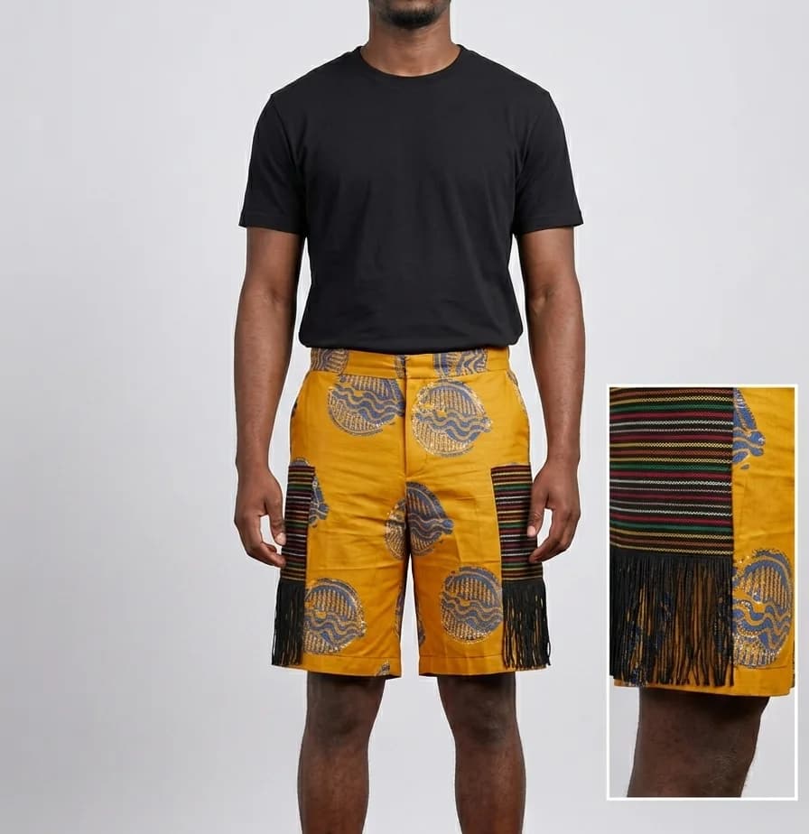 Osa Shorts: Fringe Cargo